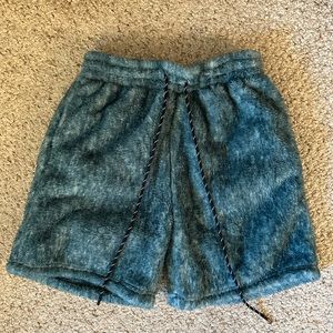 Urban Outfitters Fuzzy Blue Shorts